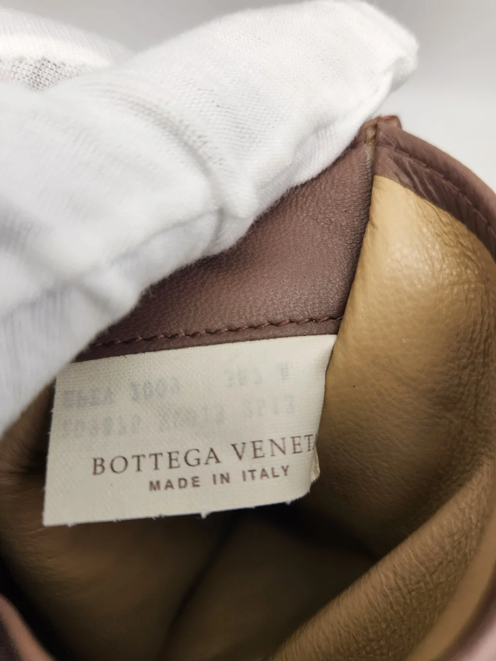 Bottega Veneta Intrecciato Taupe Leather Woven Card Wallet